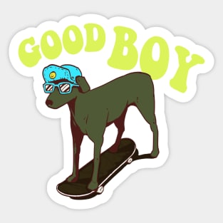 Good Boy Sticker